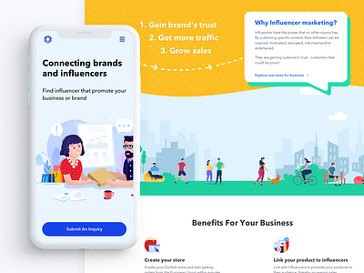 Landing Page — Mobile & Desktop