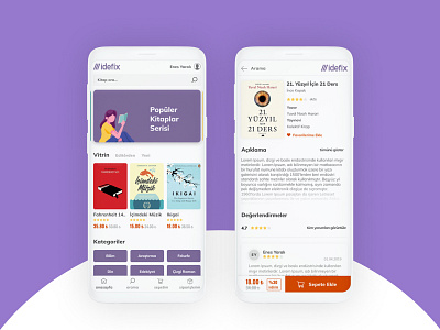 Book Store Mobile App UI/UX Design