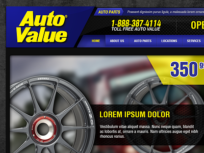 Avps auto auto parts branding graphic design redesign webdesign