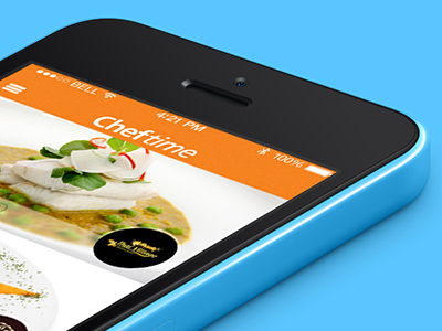 Cheftime app design