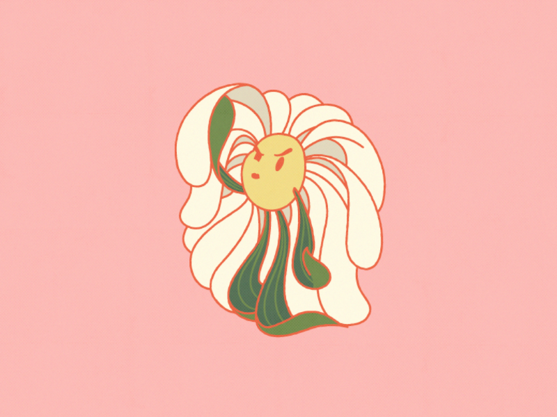 Droopy Daisy adobeillustrator vintage characterdesign illustration