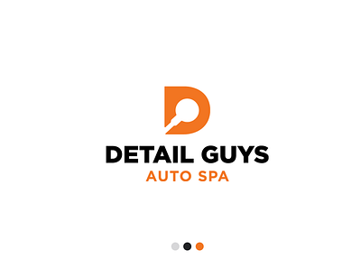 Detail Guys Auto Spa Combination Mark branding branding and identity design flat golden ratio logo illustration logo logo design negative space negative space logo