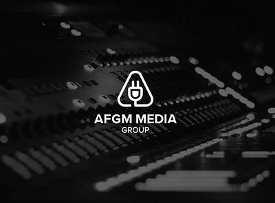 AFGM Media Group Brand Identity brand identity designer branding branding and identity branding design design golden ratio logo icon logo logo design negative space logo