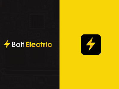 Bolt Electric Branding ID Concept branding branding and identity flat illustration logo vector