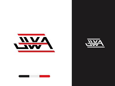 JWA Logo ID branding and identity design flat illustration logo logo design typography vector