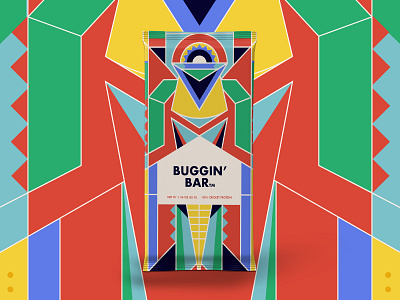 Buggin Bar Salted Caramel branding candy bar design flat icon identity illustration illustrator packaging protein bar vector