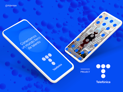 Telefónica- Catchment design graphic design ui