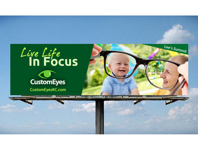 CustomEyes Billboard billboard design campaign design design