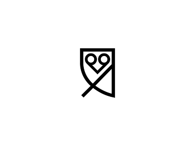 ㅤ branding design futurism gianmarco magnani identity logo logotype owl retro