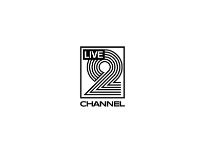 TV2 / Live branding channel design futurism gianmarco magnani identity logo logo design logotype minimalist retro television television channel tv tv2