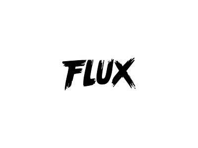 Flux branding design flux futurism gianmarco magnani ink logo logo design logo inspiration logotype minimalist music retro scifi sixty watts space