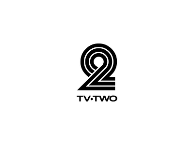TV2 / Second Era 2 branding channel design era futurism gianmarco magnani logo logo design minimalist monogram number number 2 number design retro sci fi second tv type logo typographic logo