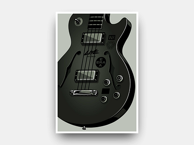 Electrica Vol. 2 bass bassguitar blues design electric electricguitar futurism gianmarco magnani guitar guitars illustration jazz minimalist modern music poster retro rock