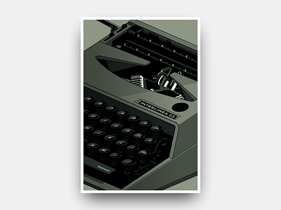 Interlinea 23 books design futurism german design gianmarco magnani illustration industrial design italian design letters library minimalist poster retro type type machine typewriter writer