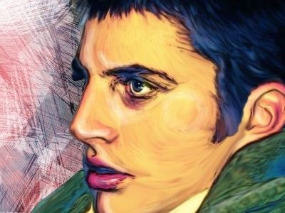 Somebody that I used to know... colorful illustration photoshop portrait strokes wacom