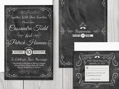 Wedding Invitations 5x7 photoshop print stationary wedding invitations