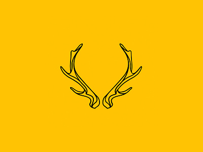 Personal logo animal antlers branding deer logo logotype north personal self vector