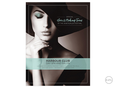 Harbour Club Day Spa Ad branding design print