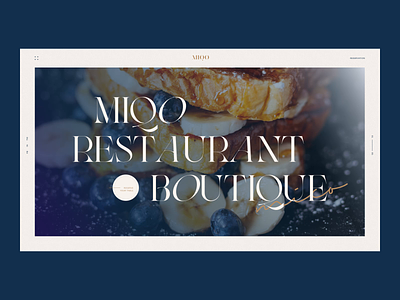 Miqo Menu 3d animation branding concept creativedesign cuisin deliciousfood design exquisite graphic design illustration inspiration logo motion graphics o2d restaurant ui ux webdesign
