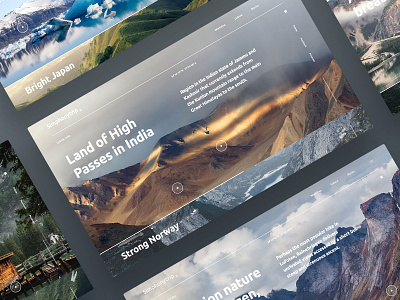 Symphonytrip design encyclopedia nature video outline2design o2d concept ui ux webdesign