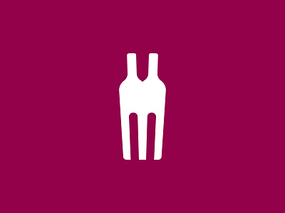 Wine&Dine branding design logo minimal vector