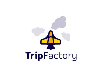 TripFactory abstract branding design logo minimal