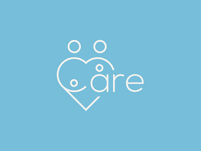 CarePediatry branding design logo minimal