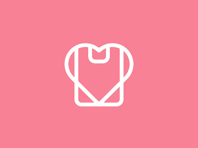 DonateClothes branding design logo minimal