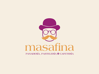Masafina brand branding coffee shop icon logo packaging
