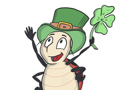 St. Patrick’s Bug art bug cartoon celebration cute digital drawing green irish reading stpatrick tradition