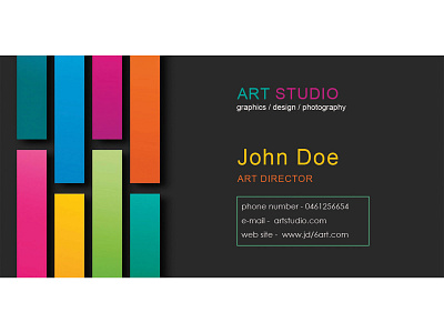 art director business card