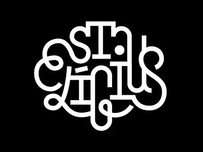 St. Eligius lettering blacksmith custom type lettering logotype st. eligius type typography