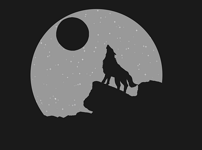 Howling wolf adobe animal animal art art design effect logo photoshop wolf wolf logo