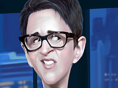 Rachel Maddow by Rich Conley on Dribbble