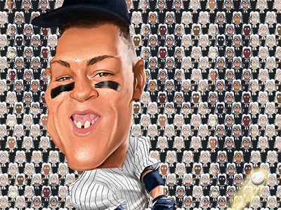 Aaron Judge by Rich Conley on Dribbble