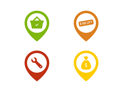 Services icon set