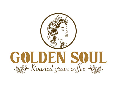 Golden Soul Coffee brand branding creative design graphic design graphics logo typography