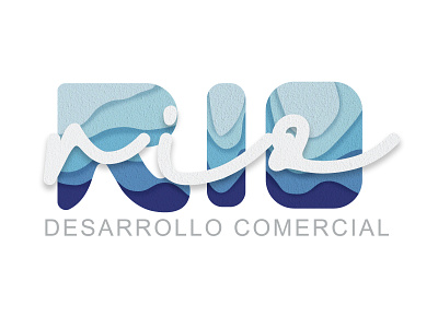 RIO - Desarrollo Comercial brand branding creative design graphic design graphics logo typography