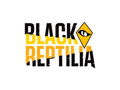 black reptilia logo brand branding creative design graphic design graphics icon illustration logo minimal