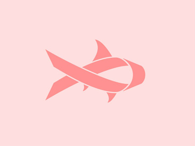 Attack Breast Cancer breast cancer forced connection pink ribbon shark simple