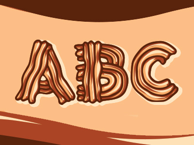 Bacon bacon breakfast illustration type typography vector yummy