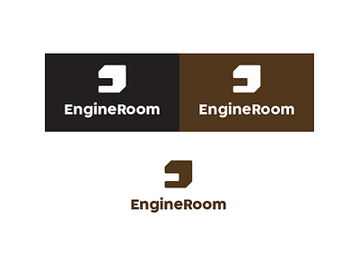 EngineRoom Logo branding design engine icon logo logo design room