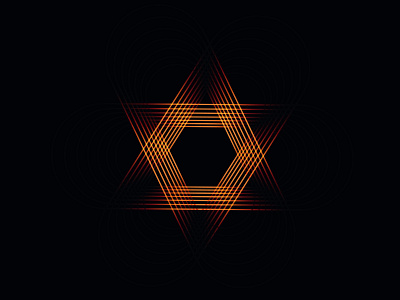 Star 3d delicate geometric gradient graphicdesign intricate logo logodesign logodesigner star weave