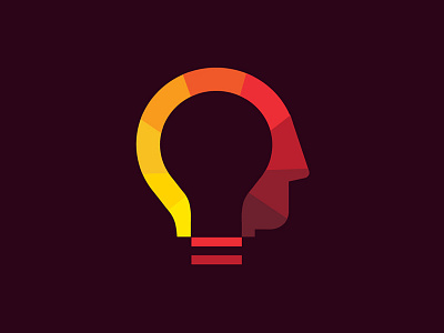 WIP brain gradient human illustration intelligence logo logodesign mind vector
