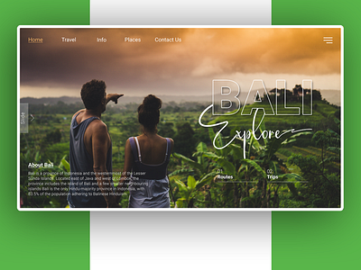 Website design for bali