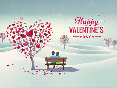 Valentine's Day _ Illustration adobexd colour digital art february forever illustration love love day pen tool ui ux valentine day valentines vector