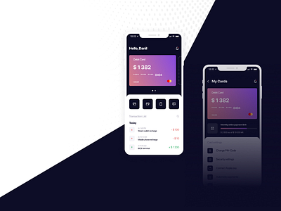 Credit App _ iOS adobexd app branding card cashbak colour credit creditcard design illustration mobile money app payment photoshop typography ui ux