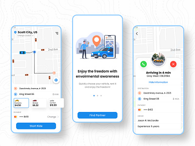 Taxi App Design