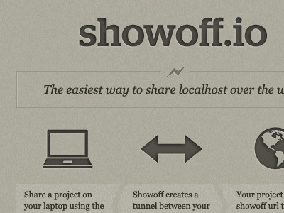 Showoff.io monochromatic texture website