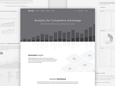 Recurly Analytics Wireframes